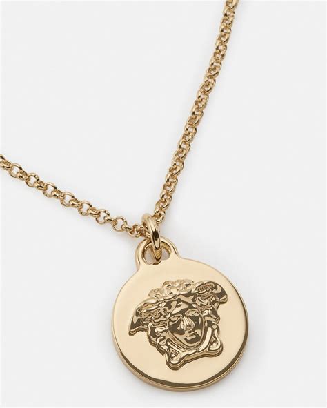 Shop Versace Medusa Pendant Necklace 